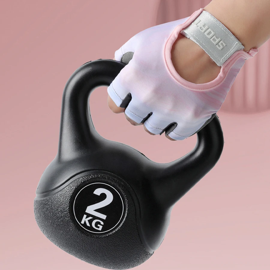Unisex atmungsaktive Halbfinger-Trainingshandschuhe 2