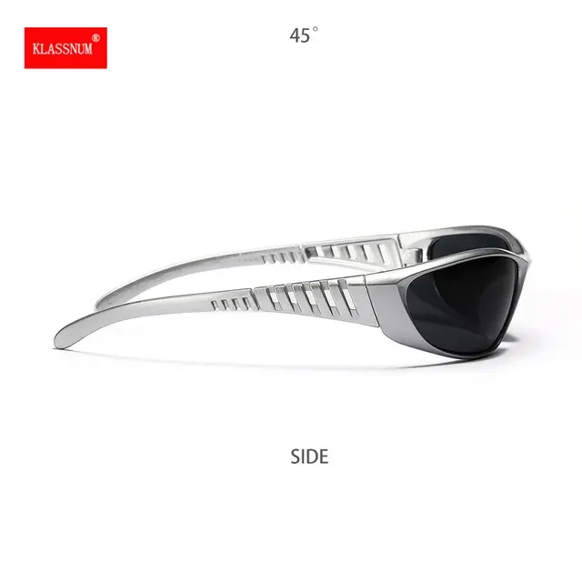 Y2K Sonnenbrille mit ausgehöhltem Rahmen 3