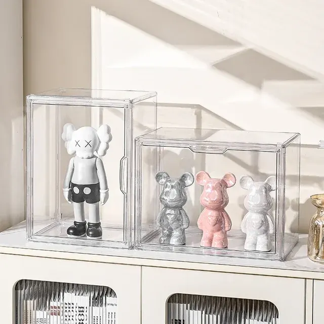 Transparente Acryl-Aufbewahrungsbox für Figuren 4
