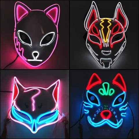 LED-Cosplay-Maske