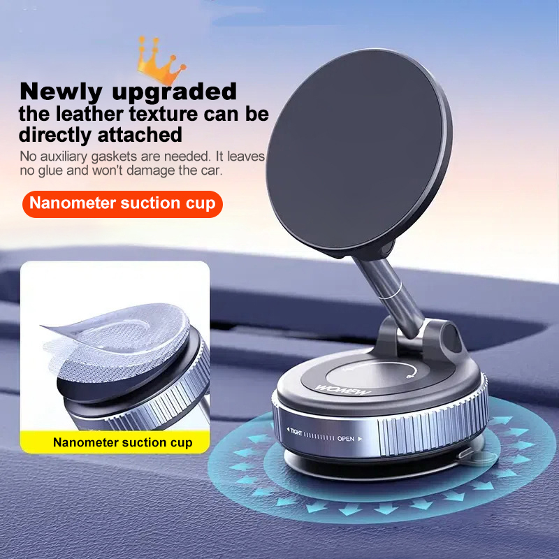 Magnetische Saugnapf-Handyhalterung mit Wireless-Ladefunktion 4