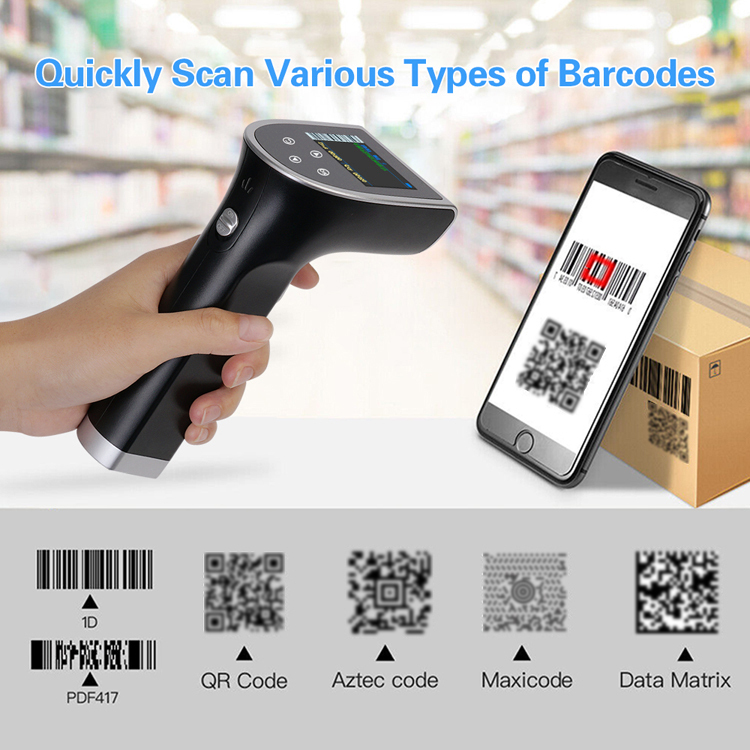 Schnellscanner USB Bluetooth Barcode-Leser 2