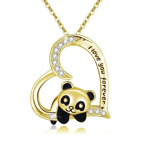 Panda-Halskette