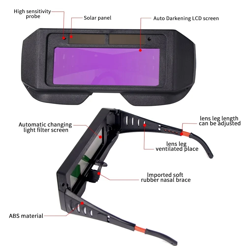 Solarbetriebener Schweißhelm mit Auto-Verdunkelung 2