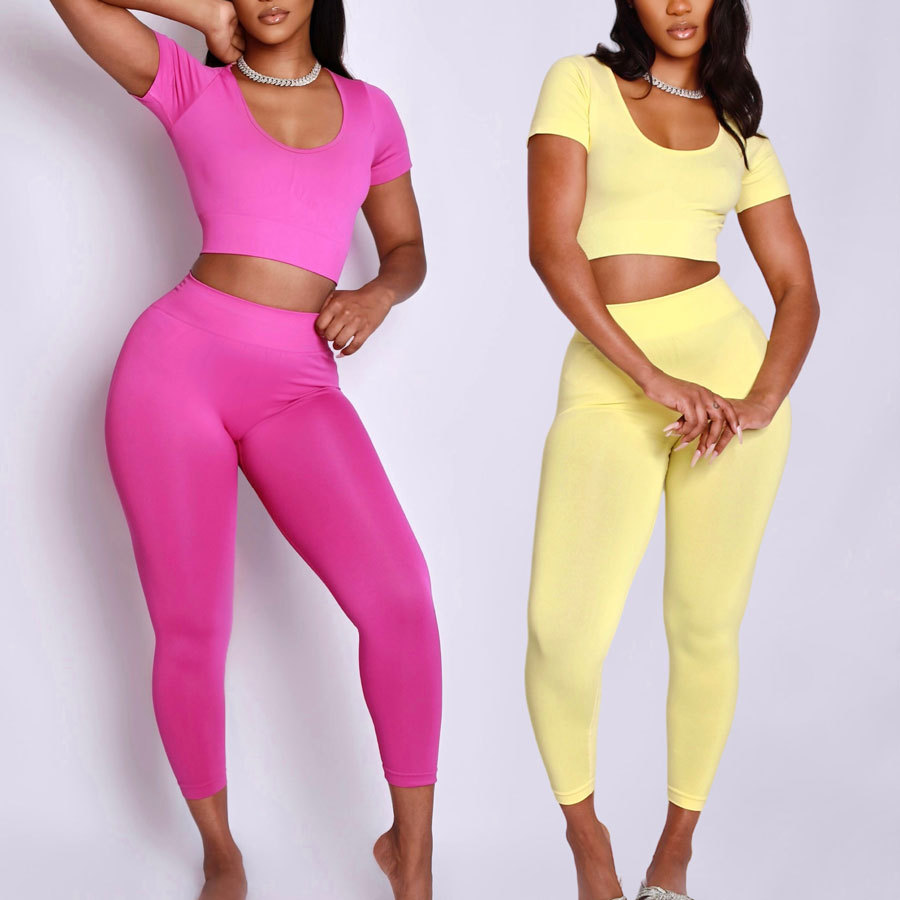 Zweiteiliges Damen-Loungewear-Set aus Rippbaumwolle 2
