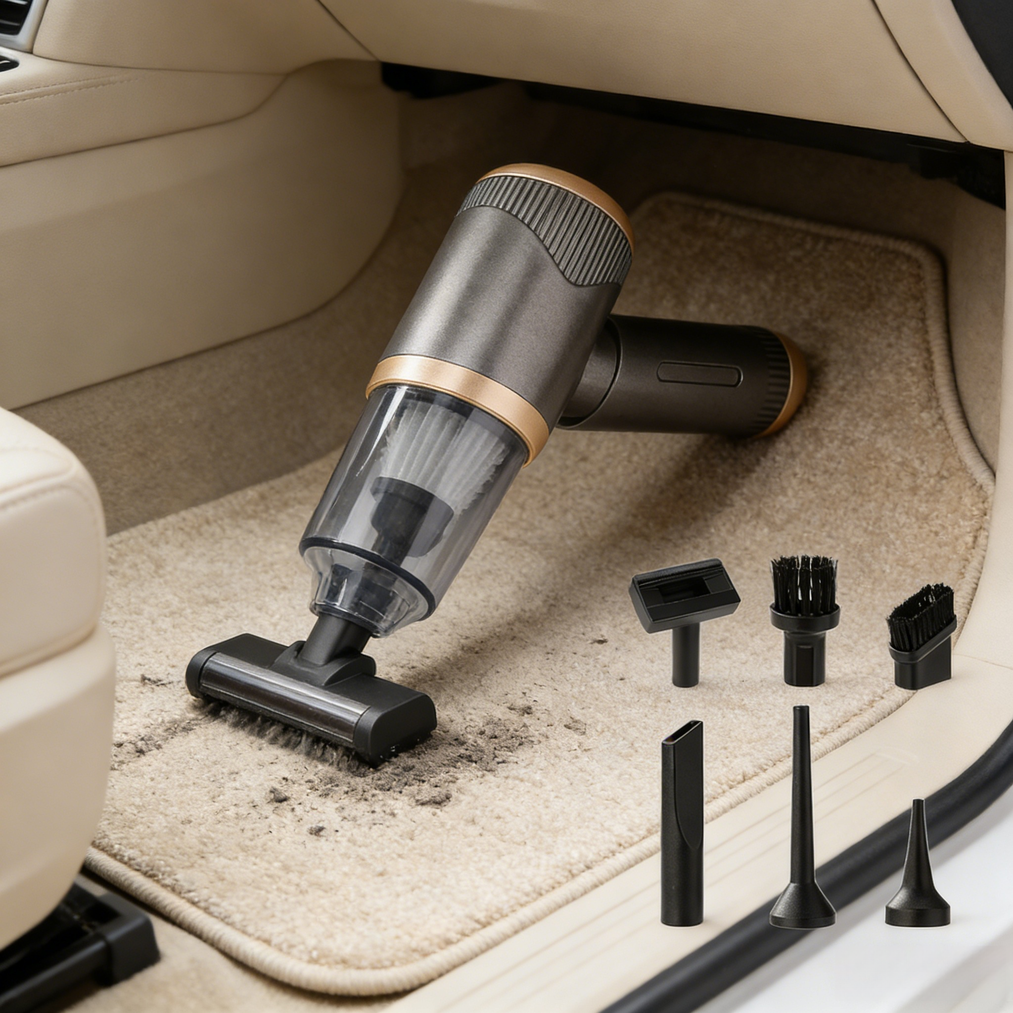 Kabelloser 4-in-1 Handstaubsauger für Auto 2