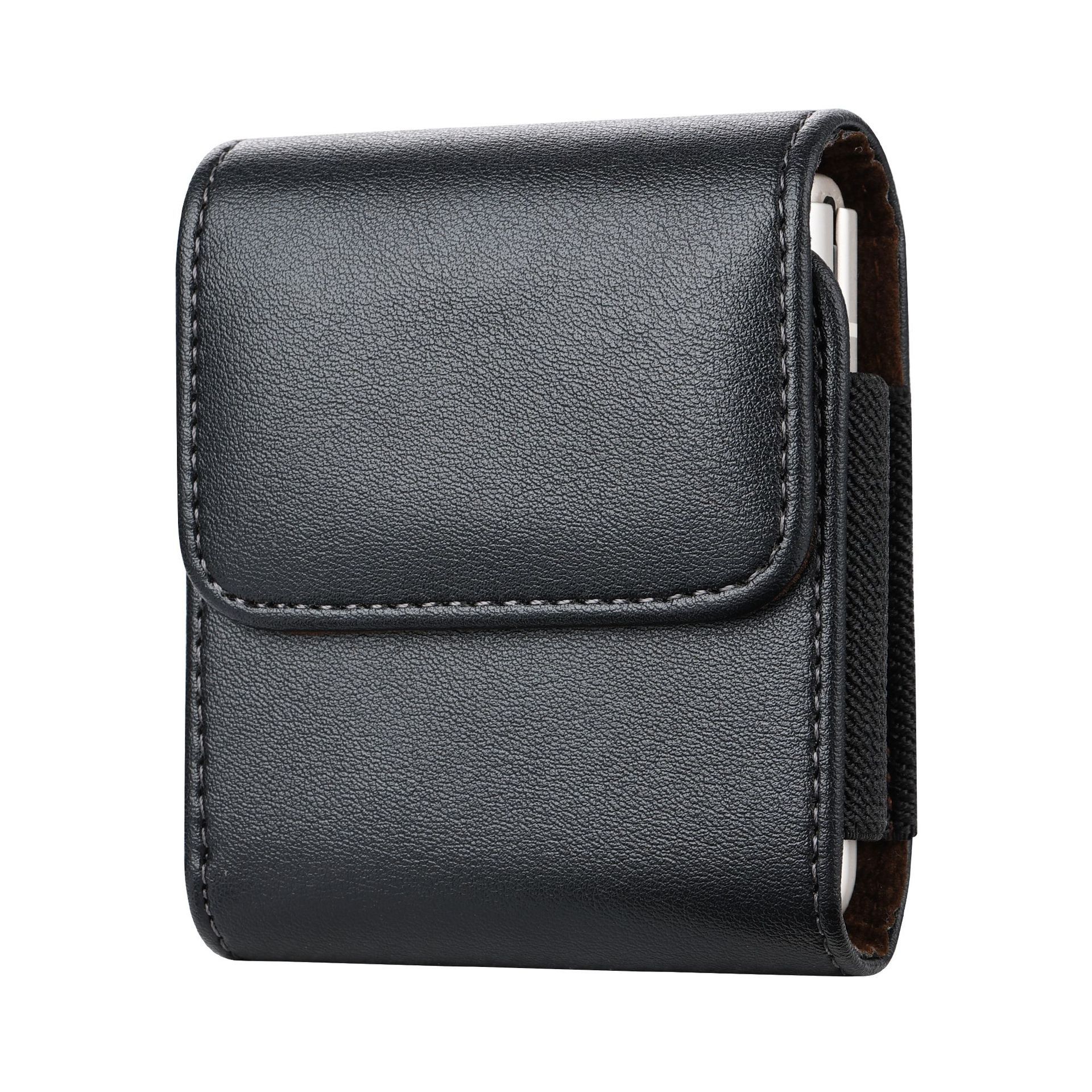 Drehbare Ledertasche für Falthandys