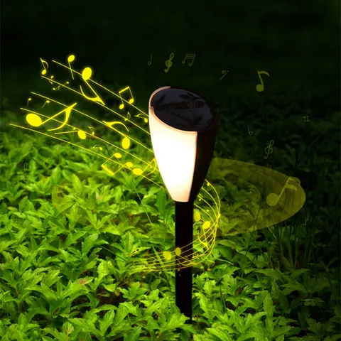Solar LED Rasenlampe Warmweiß Zweifarbig
