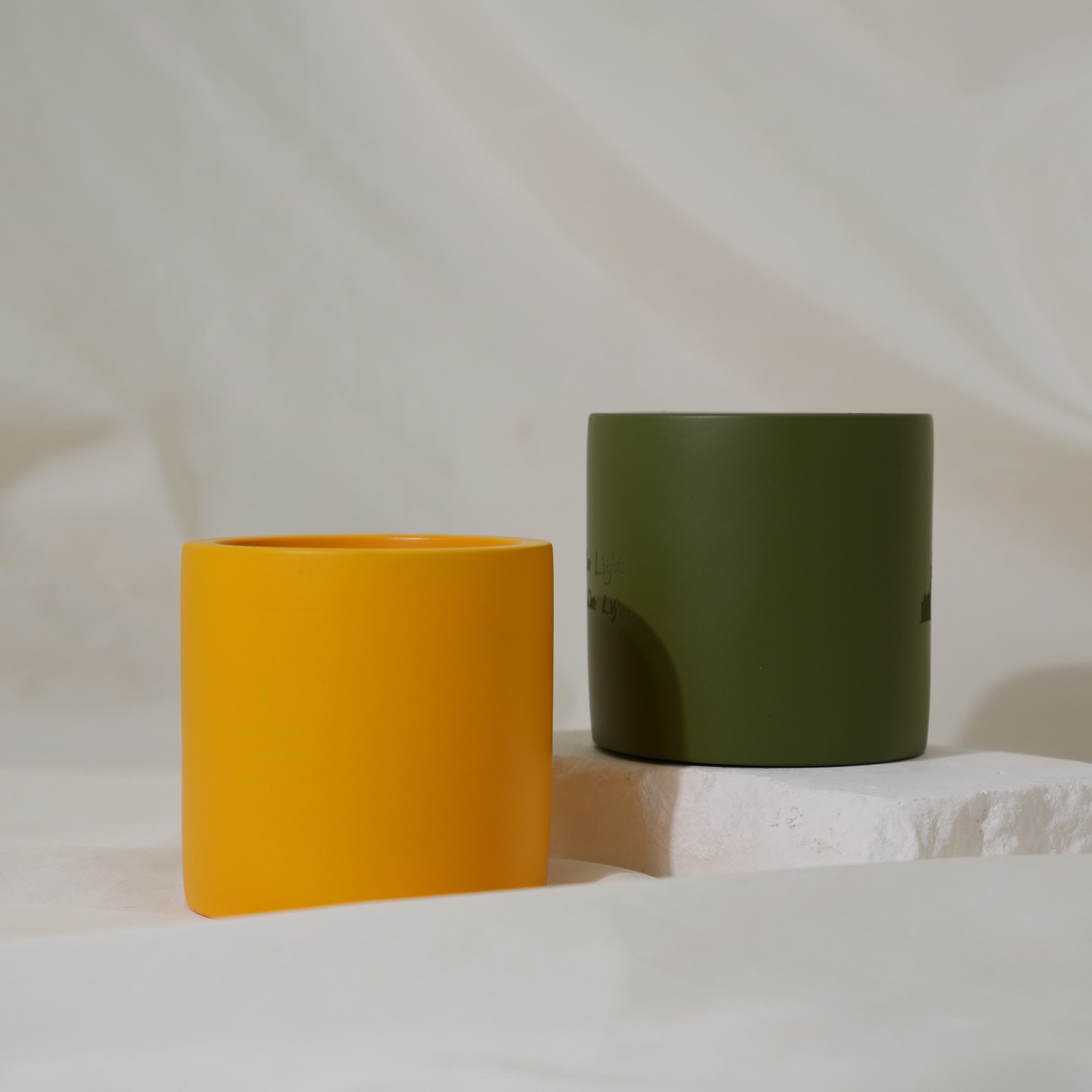 Keramik-Kristallvase für Sojawachskerzen
