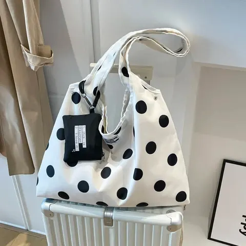 Nylon-Schultertasche
