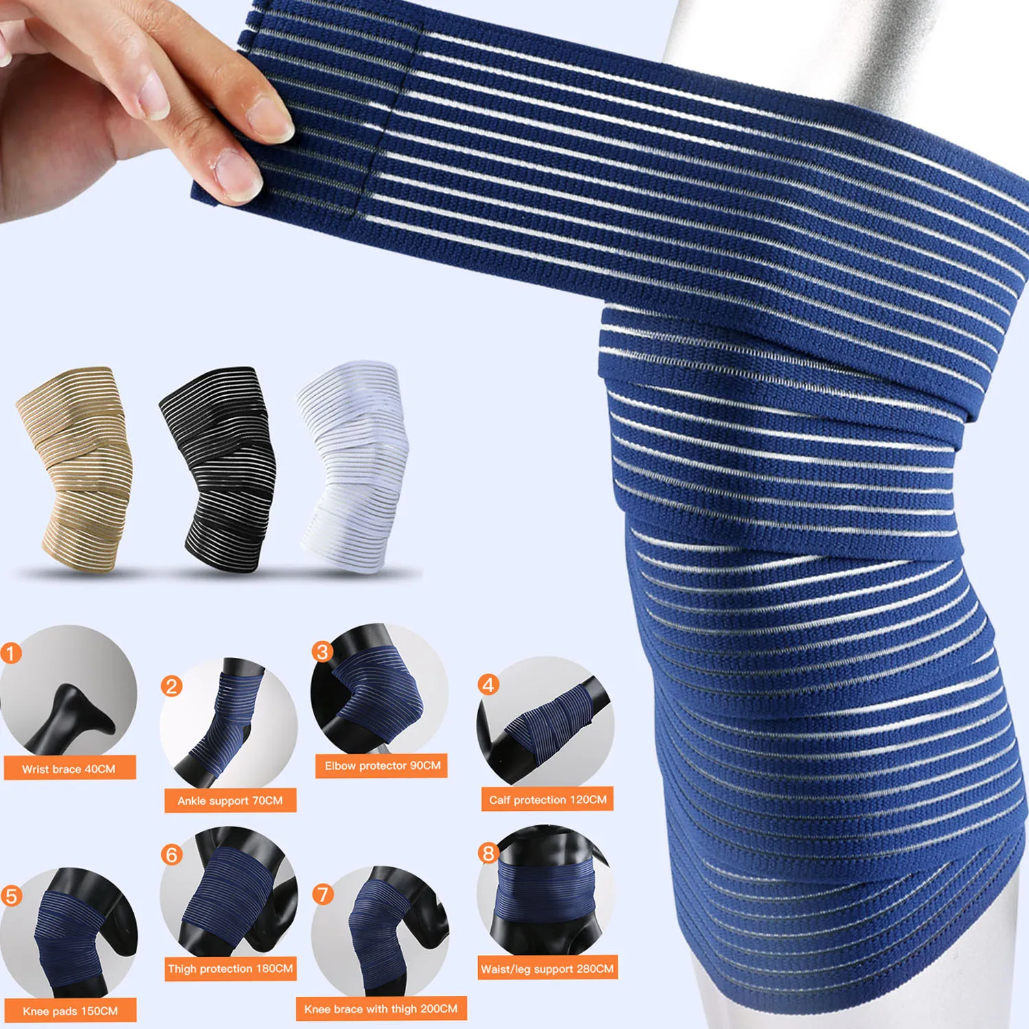 Kompressionsbandage für Knöchel und Knie 2