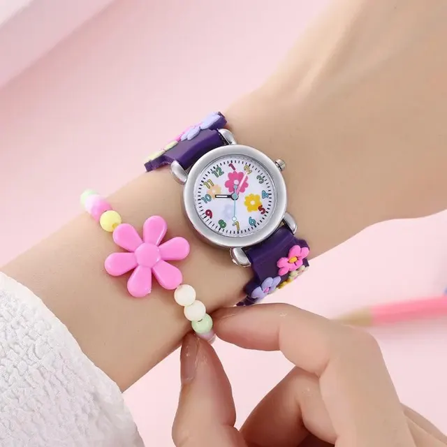Kinder-Cartoon-Armbanduhren-Set 4