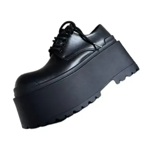 Plateau-Derby-Schuhe