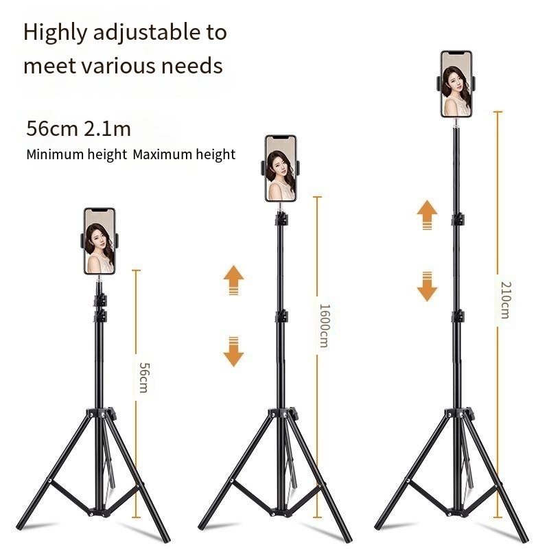 Faltbarer Ringlicht-Stativ mit Handyhalter 3