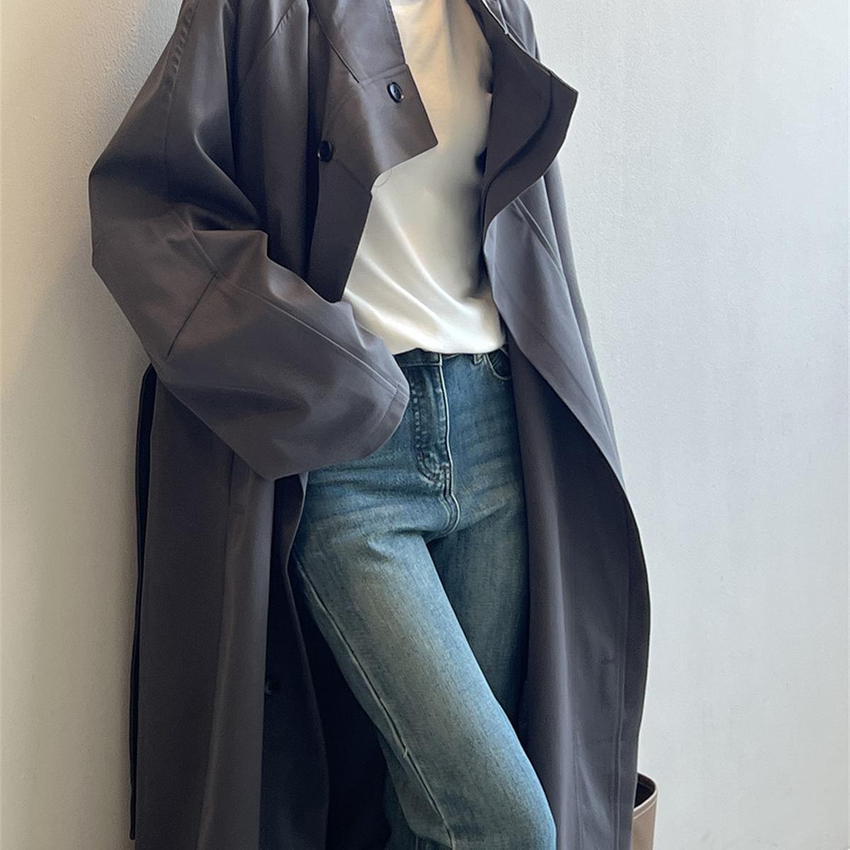 Damen-Trenchcoat, mittellang 3