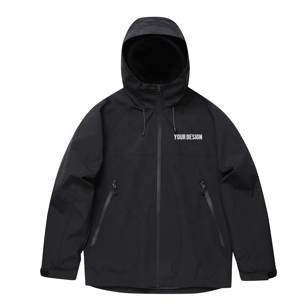 Wasserdichte Softshell-Windjacke mit Kapuze