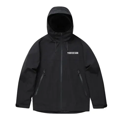 Wasserdichte Softshell-Windjacke mit Kapuze