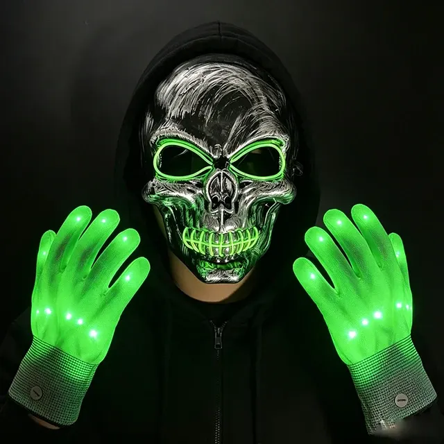 LED-Totenkopfmaske 4