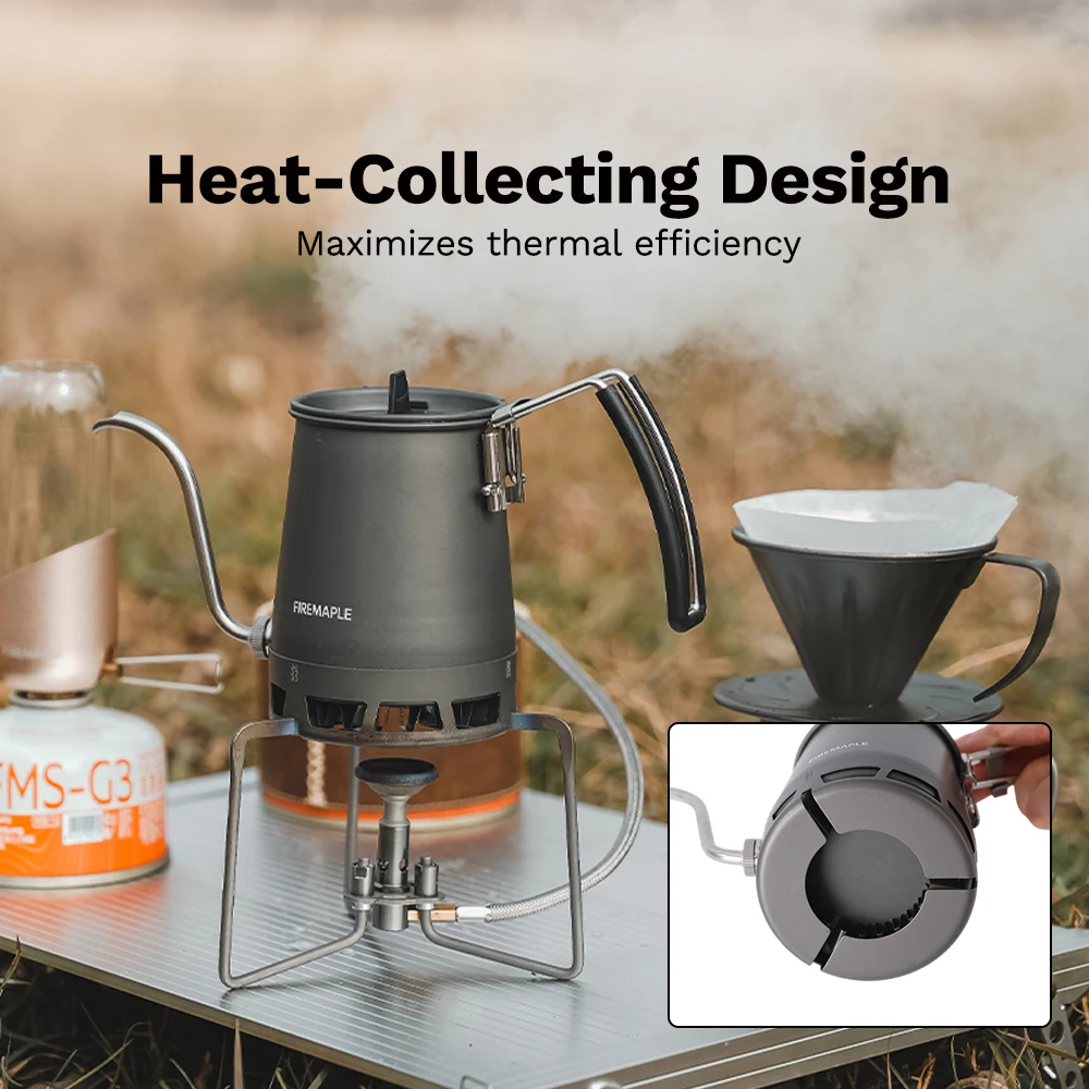Faltbarer Pour-Over Kaffeekessel mit Schwanenhals 2