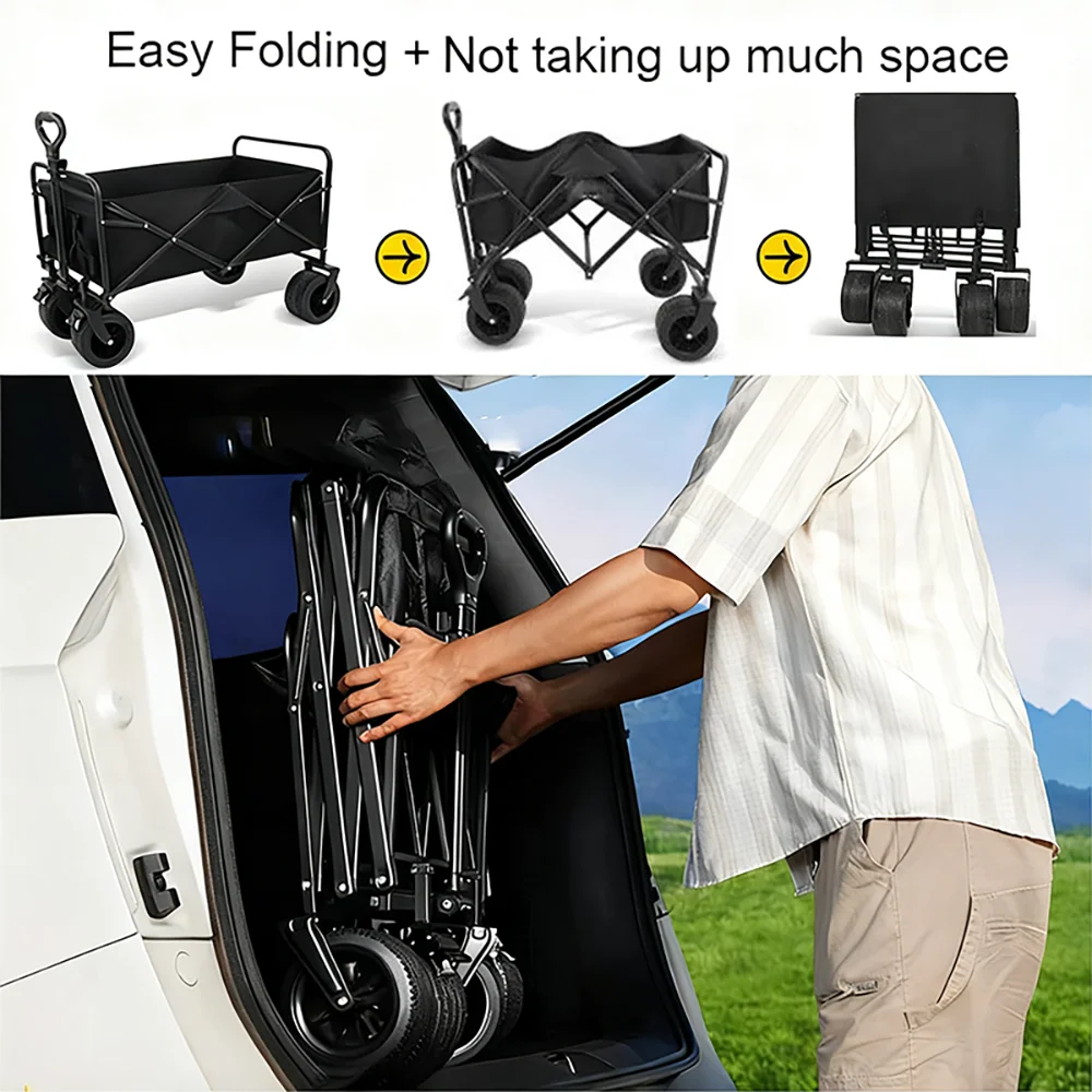Zusammenklappbarer Camping-Handwagen 4