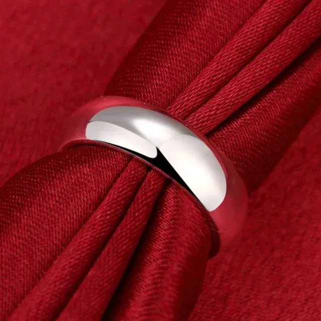 Schlichter Ring aus 925er Sterlingsilber für Damen 4