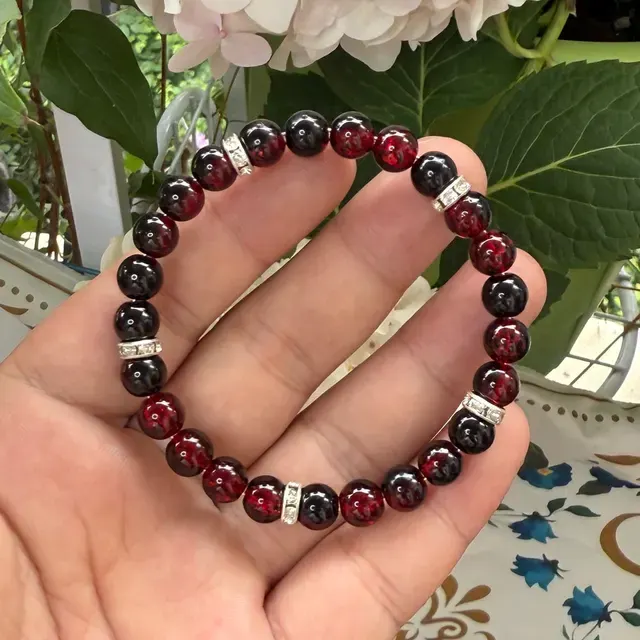 Böhmisches Perlenarmband gegen Stress 3
