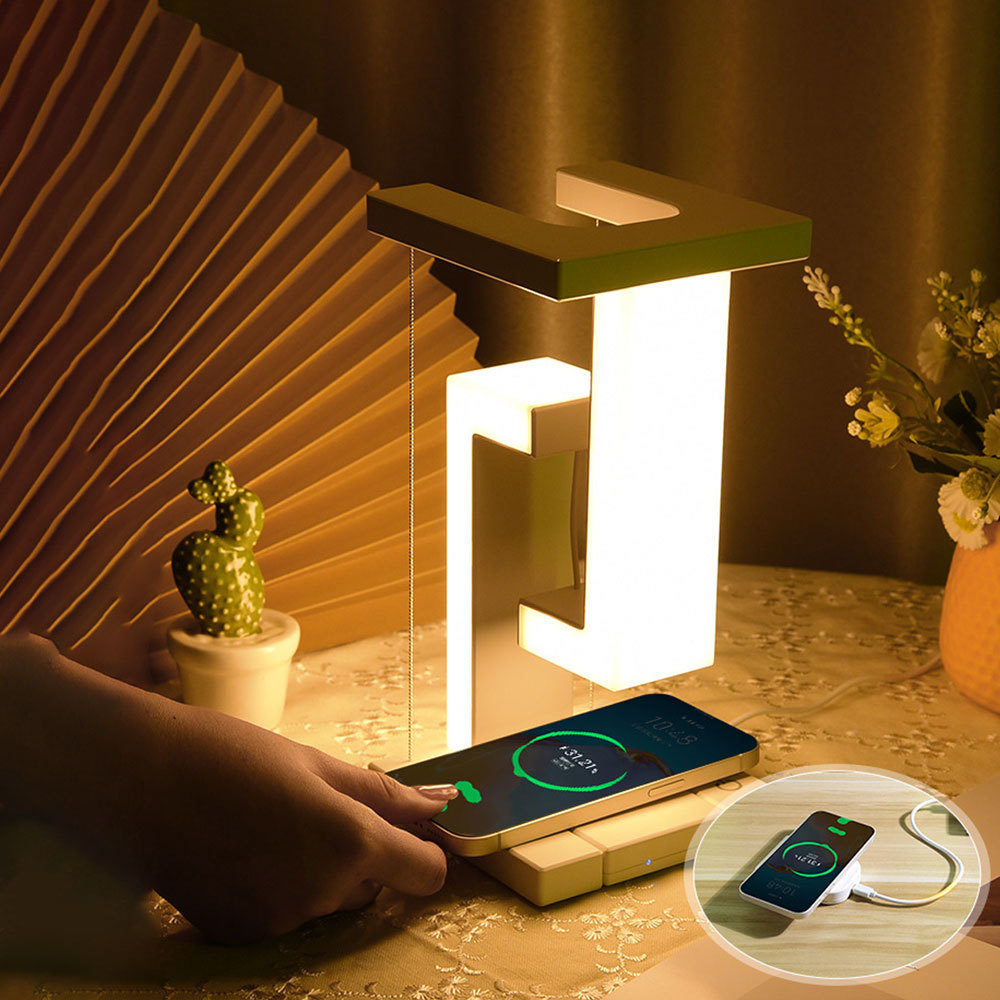 Schwebende LED-Schreibtischlampe mit Touchsteuerung