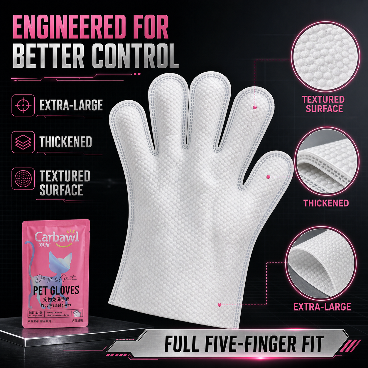 Fellpflege-Handschuh 2