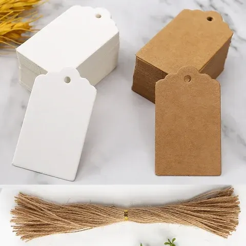 Kraftpapier-Geschenkanhänger