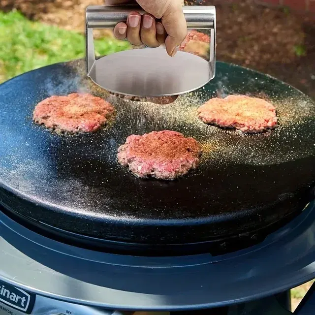 Edelstahl Smash-Burger-Presse für Patties 3