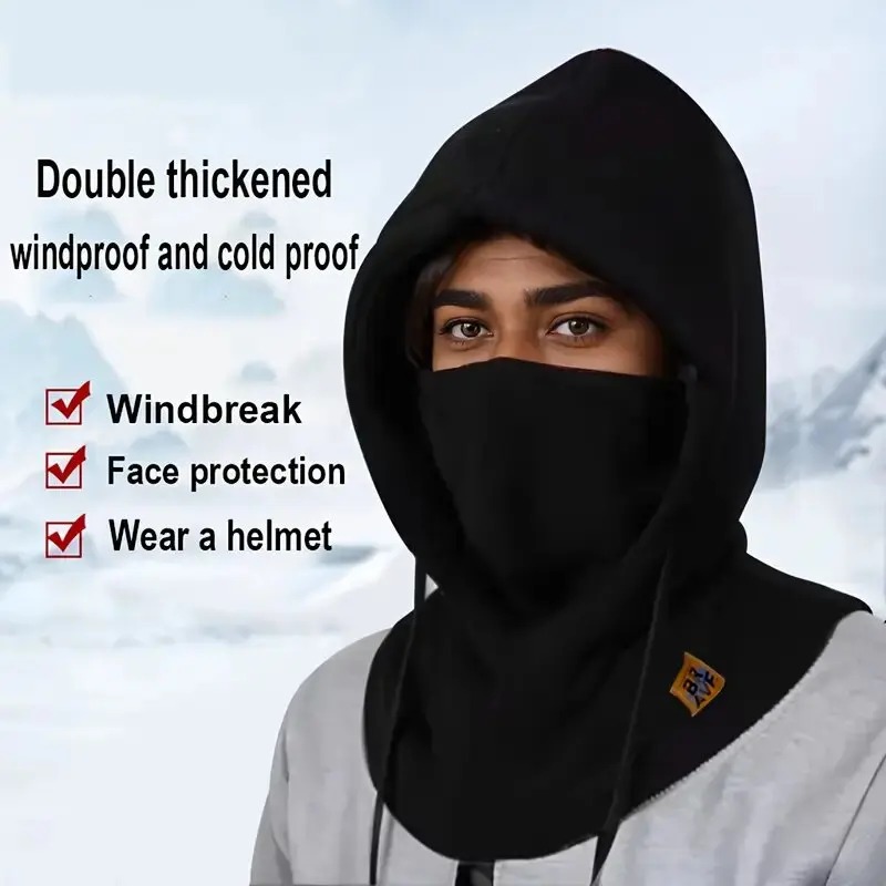 3-in-1 Winter-Sturmhaube mit Nackenwärmer 3