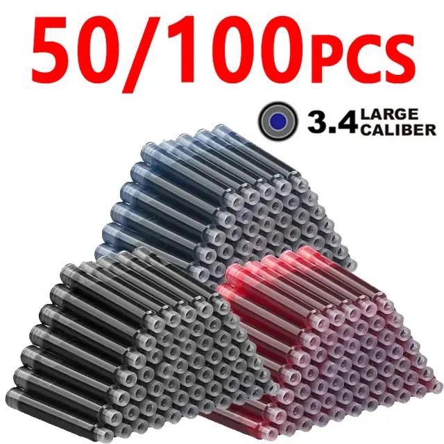 Füllfederhalter-Tintenpatronen 3,4 mm, 50 Stück 2
