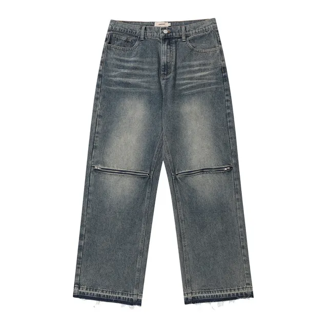Jeans mit Saumkante 1