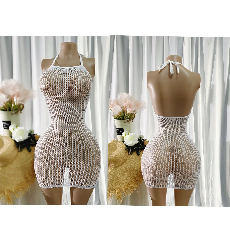 Netz-Strandkleid 2