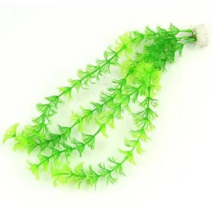 Künstliches Grünes Aquarium Gras Dekor 4