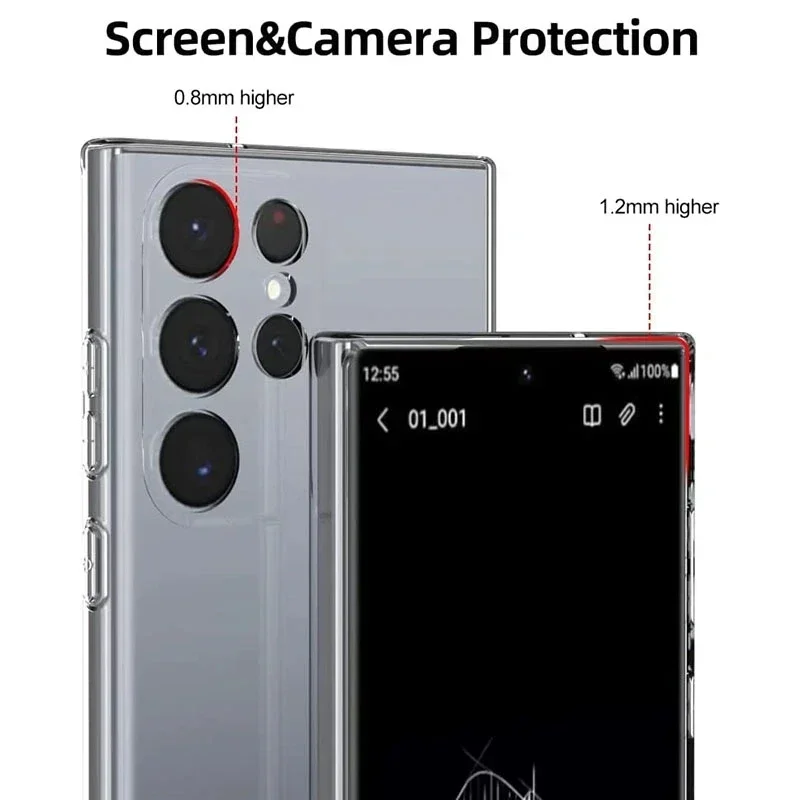 Weiche Silikon Klarhülle für Samsung Galaxy 2