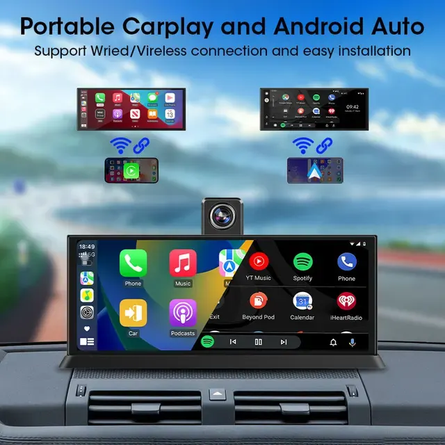 Auto-Dashcam mit Monitor 2