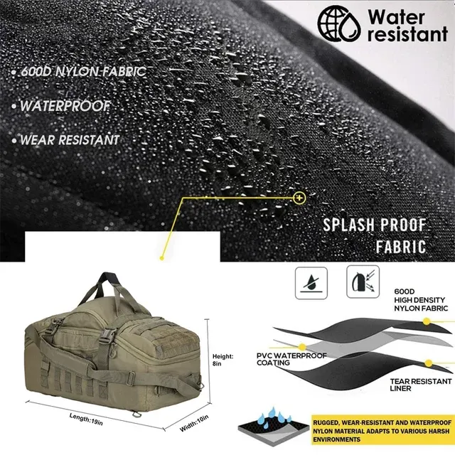 Molle-Bergsteigerrucksack 30–80 Liter 4