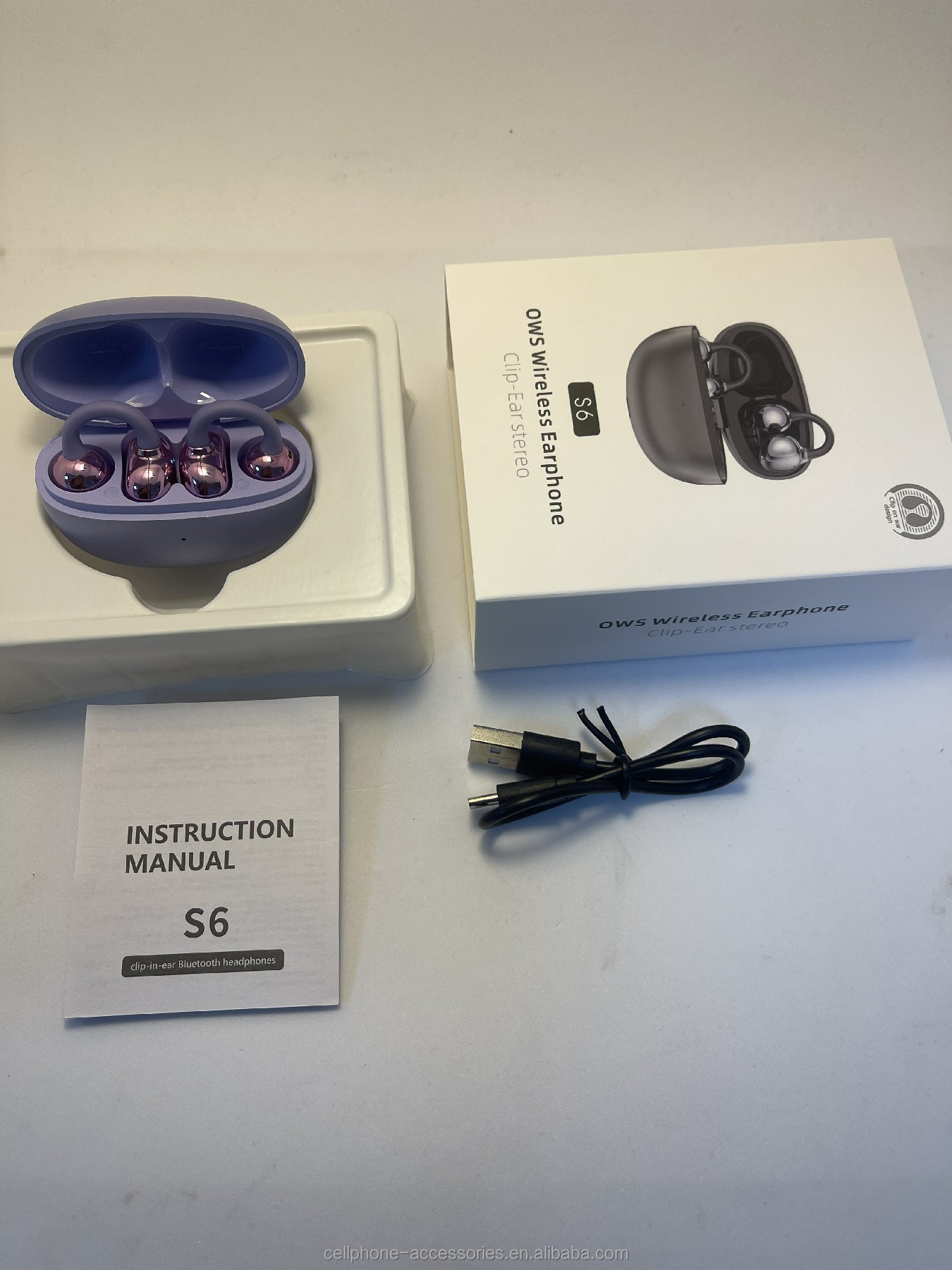 Offene Clip-On-Ohrhörer mit Diamant-Dekor 3
