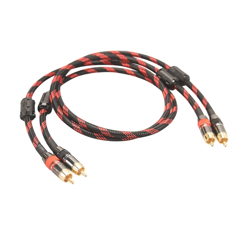 Hi-Fi-RCA-Audiokabel, 4N OFC, Cinch-Paar 3