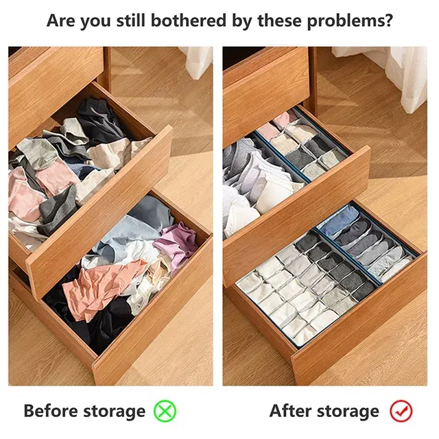 Stoff-Unterwäsche-Schubladenorganizer 4