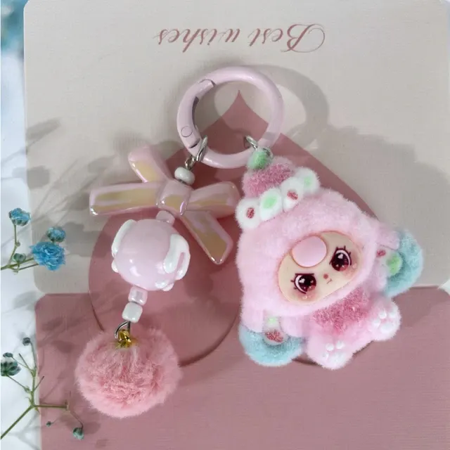 Kawaii Mini-Plüschanhänger für Schlüsselbund 3