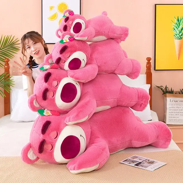 30cm Bären-Erdbeer-Sofa-Plüschkissen für Kinder 2
