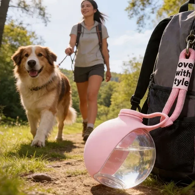 Hunde-Wasserflasche mit Napf 2