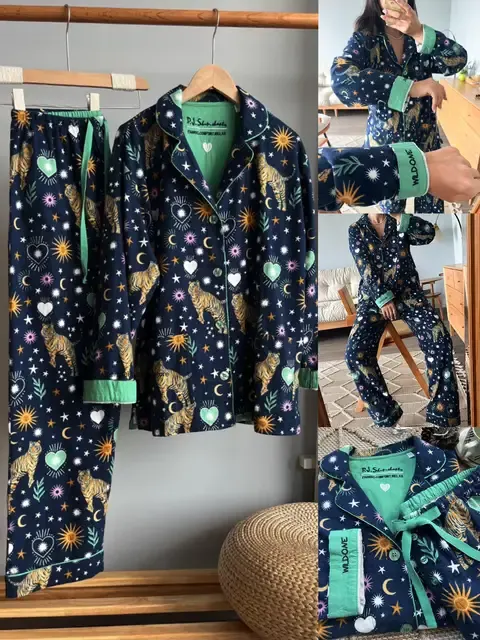 Damen-Baumwoll-Pyjama 4
