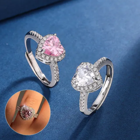 Zirkonia Herzring