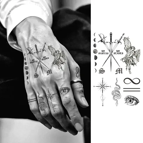 Temporäre Tattoo-Aufkleber