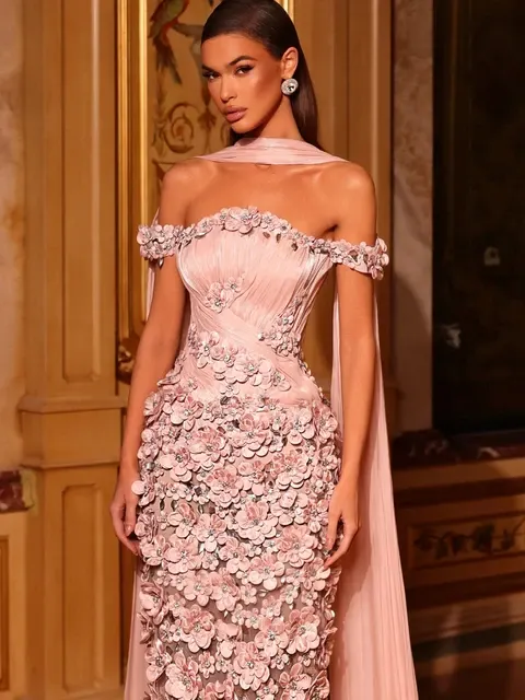 Blumen-Abendkleid 2