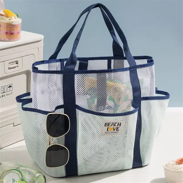 Mesh-Strandtasche mit großer Kapazität für Badeanzüge 3