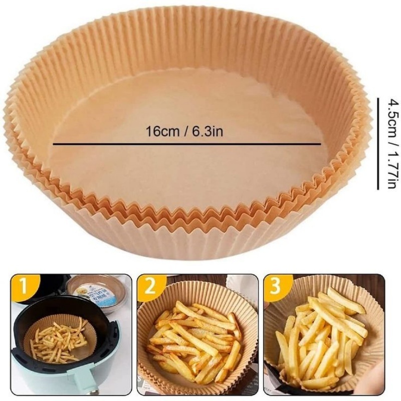 Biologisch abbaubare Airfryer-Einlage aus Papier 3